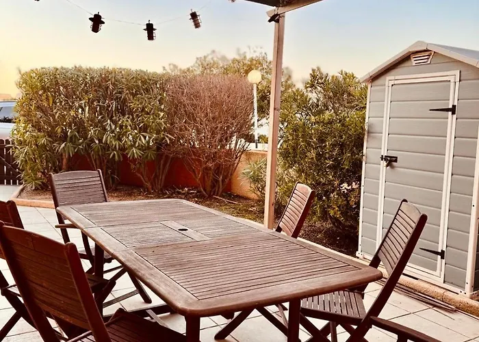 La A 2min A Pied, 2 Exterieurs,wifi,clim Le Barcarès